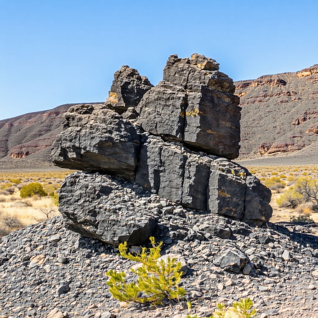 uranium rocks in nature from a distance natural rocky background-1